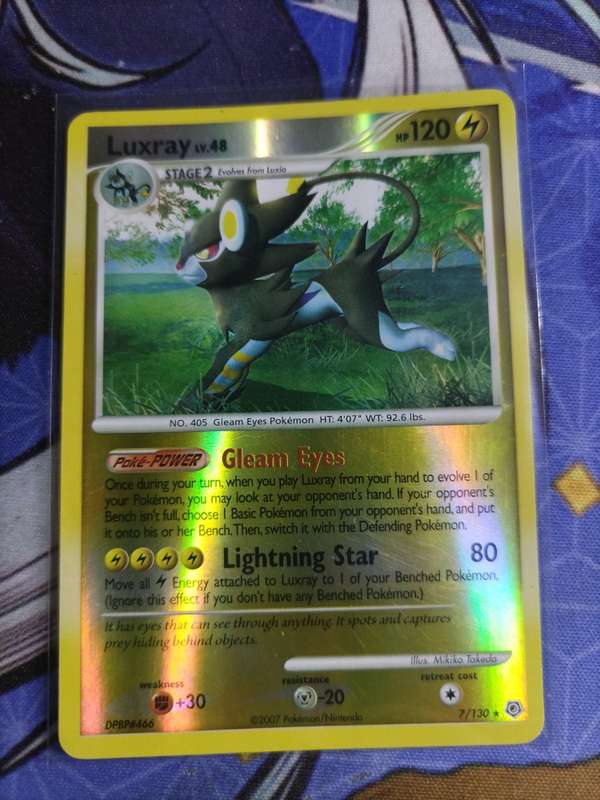Pokemon Trading Card Game - Luxray [Reverse Holo] #7 Pokemon Diamond & Pearl