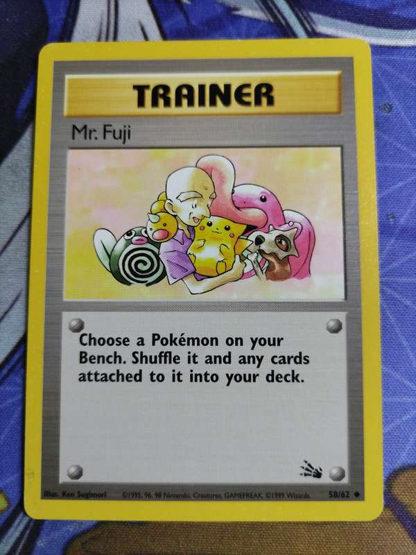 Pokemon Trading Card Game - Mr. Fuji #58 Pokemon Fossil