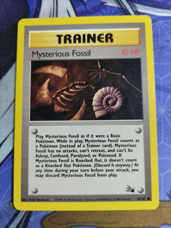 Pokemon Trading Card Game - Mysterious Fossil #62 Pokemon Fossil