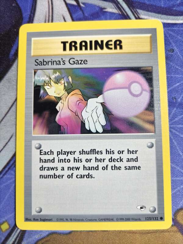 Pokemon Trading Card Game - Sabrina's Gaze #125 Pokemon Gym Heroes