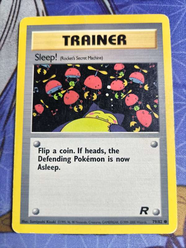 Pokemon Trading Card Game - Sleep! #79 Pokemon Team Rocket