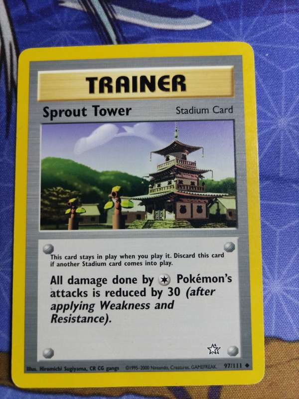 Pokemon Trading Card Game - Sprout Tower #97 Pokemon Neo Genesis