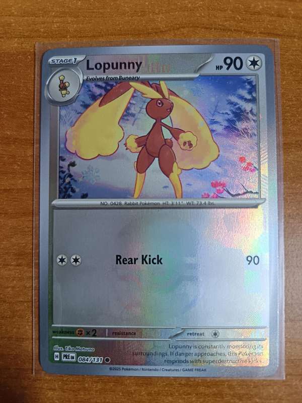 Pokemon Trading Card Game - Lopunny (Poke Ball Pattern) - SV: Prismatic Evolutions (PRE)