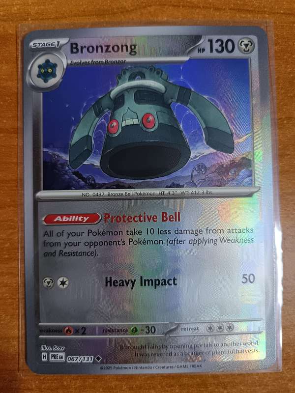 Pokemon Trading Card Game - Bronzong (Poke Ball Pattern) - SV: Prismatic Evolutions (PRE)