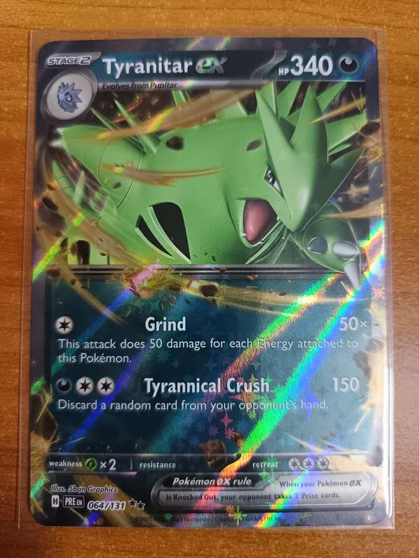 Pokemon Trading Card Game - Tyranitar ex - 064/131 - Ultra Rare Scarlet & Violet: Prismatic Evoluti