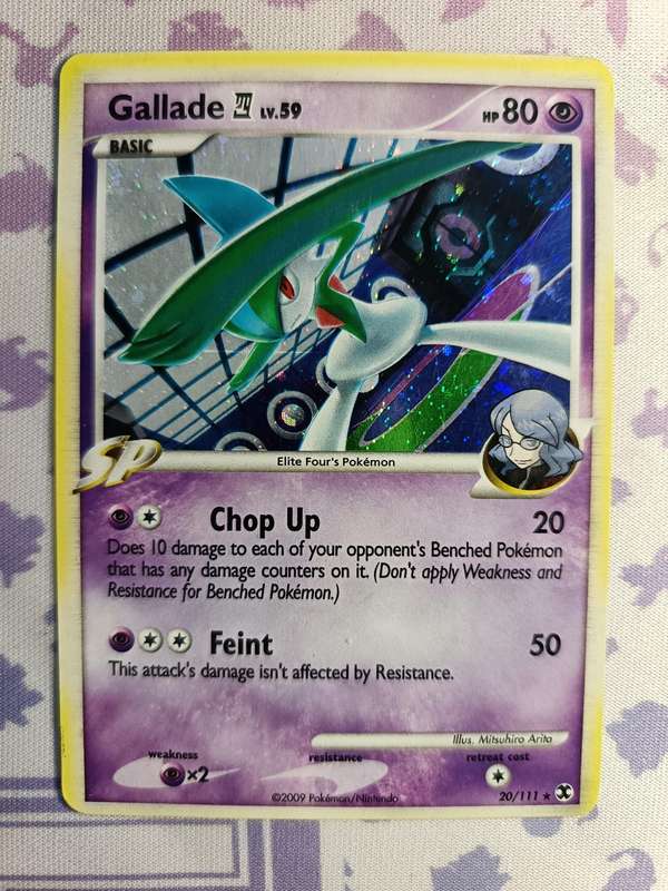Pokemon Trading Card Game - Gallade E4 - 20/111 (DPPt Rising Rivals) - Deck Exclusives (PR) - 2009