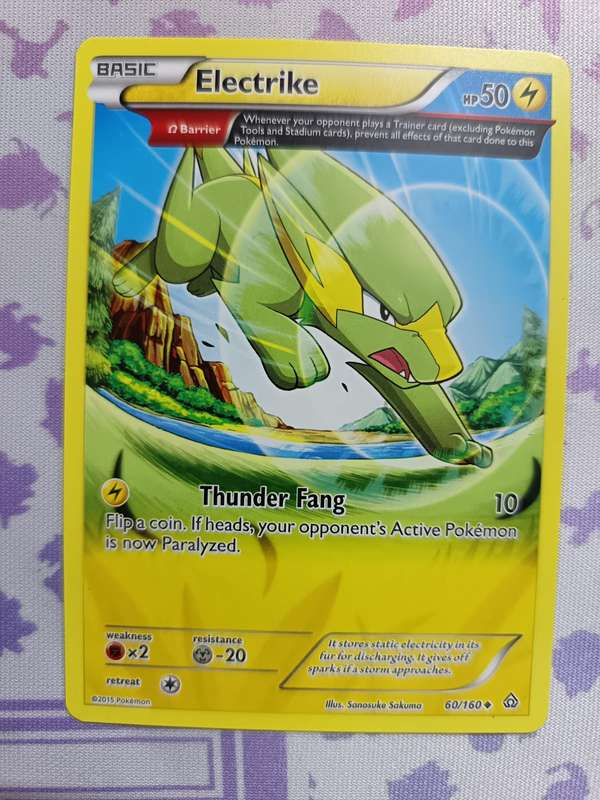 Pokemon Trading Card Game - Electrike - 60/160 - Uncommon XY: Primal Clash - 2015