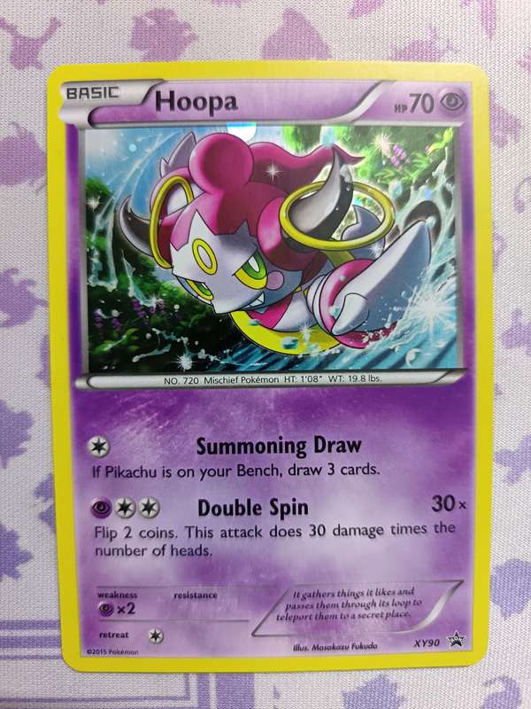 Pokemon Trading Card Game - Hoopa - XY90 - (Collector's Chest) Promo Pokemon XY Promos - 2016