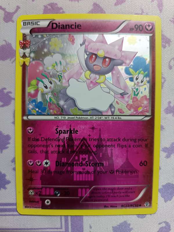 Pokemon Trading Card Game - Diancie - Generations: Radiant Collection - RC22/RC32 - 2016