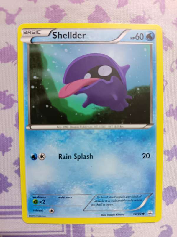 Pokemon Trading Card Game - Shellder - 19/83 - Common Generations - 2016