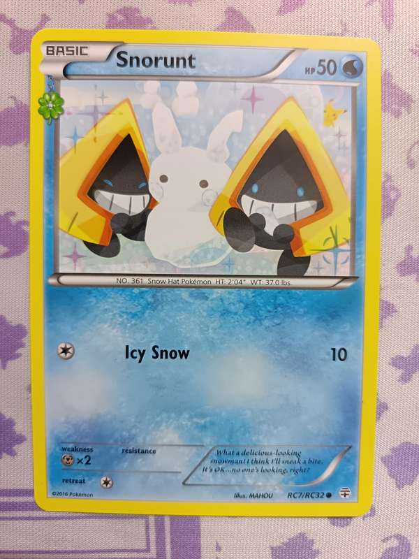 Pokemon Trading Card Game - Snorunt - Generations: Radiant Collection - RC7/RC32 - 2016