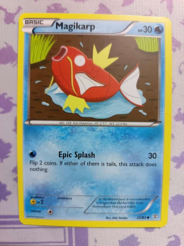 Pokemon Trading Card Game -  Magikarp - 22/83 - Common Generations - 2016