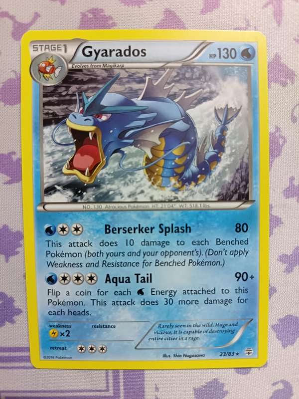 Pokemon Trading Card Game - Gyarados - 23/83 - Rare Generations - 2016