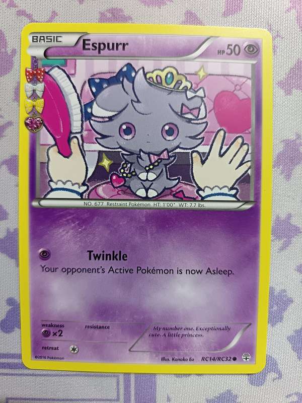 Pokemon Trading Card Game - Espurr - Generations: Radiant Collection - RC14/RC32 - 2016