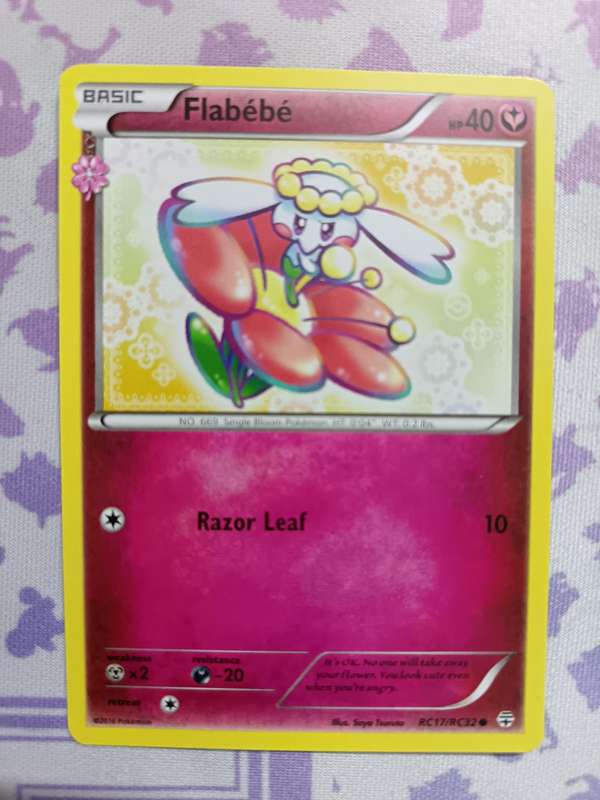Pokemon Trading Card Game - Flabebe - Generations: Radiant Collection - RC17/RC32 - 2016