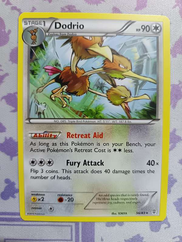 Pokemon Trading Card Game - Dodrio - 56/83 - Rare Generations - 2016