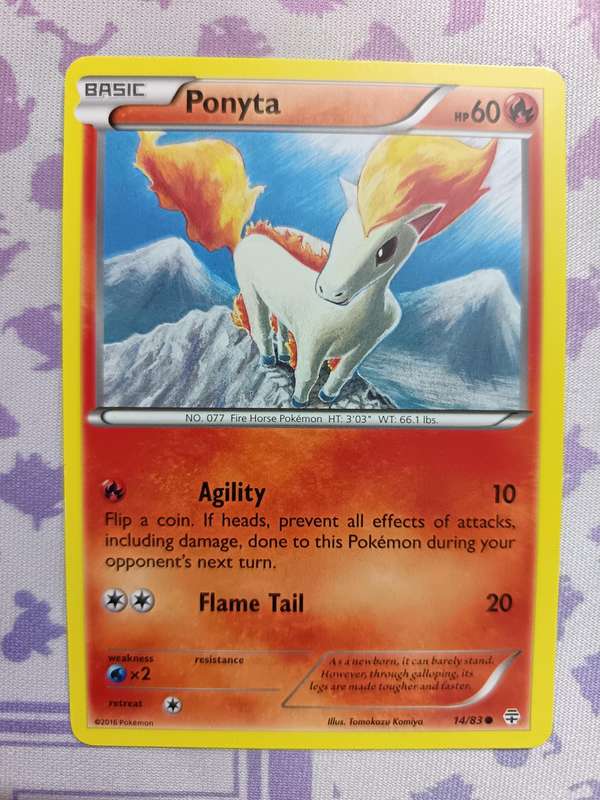 Pokemon Trading Card Game - Ponyta - 14/83 - Common Generations - 2016