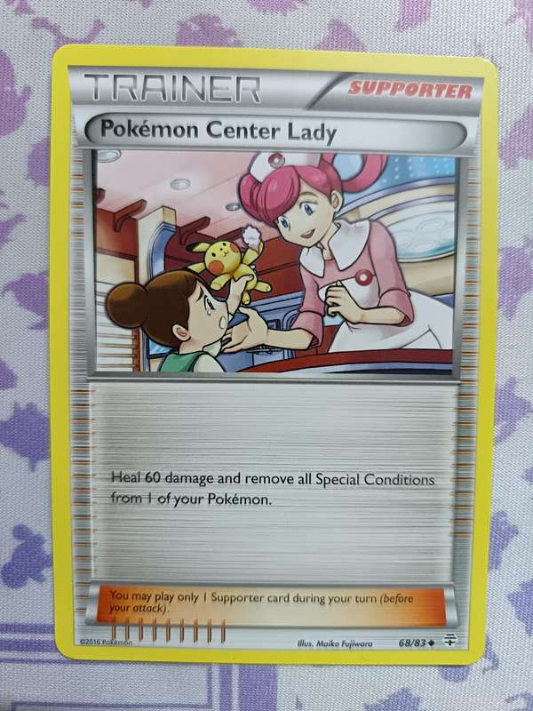 Pokemon Trading Card Game - Pokemon Center Lady - 68/83 - Uncommon Generations - 2016
