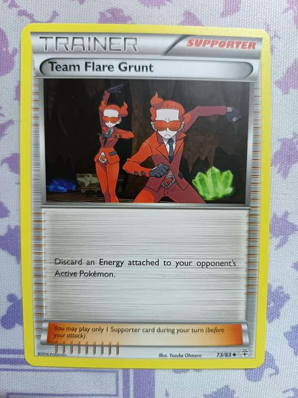 Pokemon Trading Card Game - Team Flare Grunt - 73/83 - Uncommon Generations - 2016