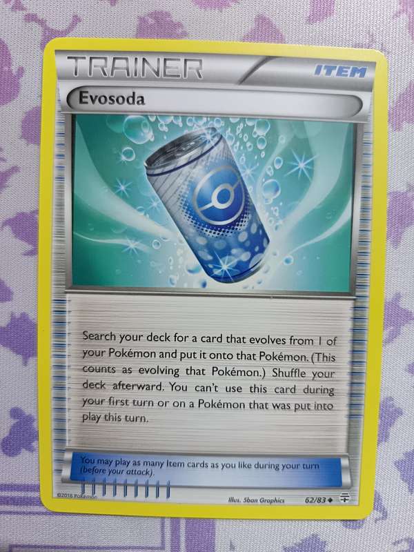 Pokemon Trading Card Game - Evosoda - 62/83 - Uncommon Generations - 2016