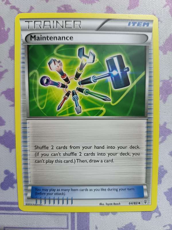 Pokemon Trading Card Game -  Maintenance - 64/83 - Uncommon Generations - 2016