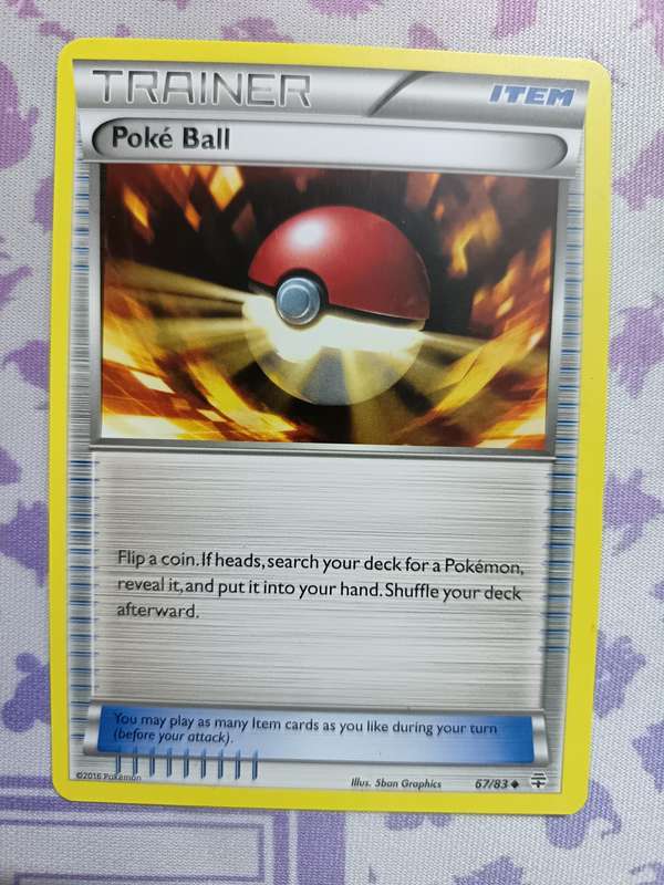 Pokemon Trading Card Game - Poke Ball - 67/83 - Uncommon Generations - 2016