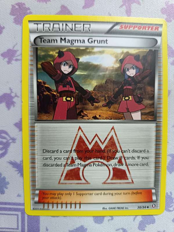 Pokemon Trading Card Game - Team Magma Grunt - Double Crisis - 30/34 / Uncommon - 2015