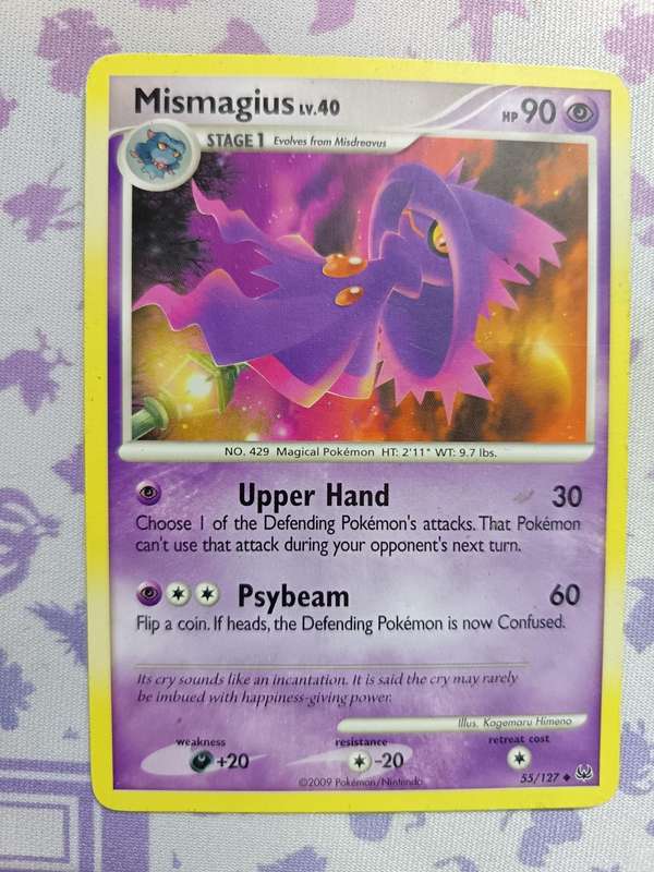 Pokemon Trading Card Game - Mismagius - 55/127 - Uncommon Platinum (Base Set) - 2009