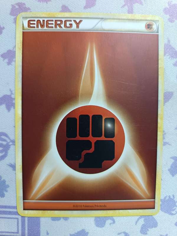 Pokemon Trading Card Game - Fighting Energy (2010 League & Championship Cards)