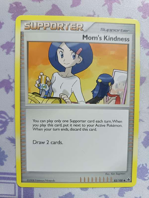 Pokemon Trading Card Game - Mom's Kindness - 83/100 - Uncommon Diamond & Pearl: Majestic Dawn - 2008