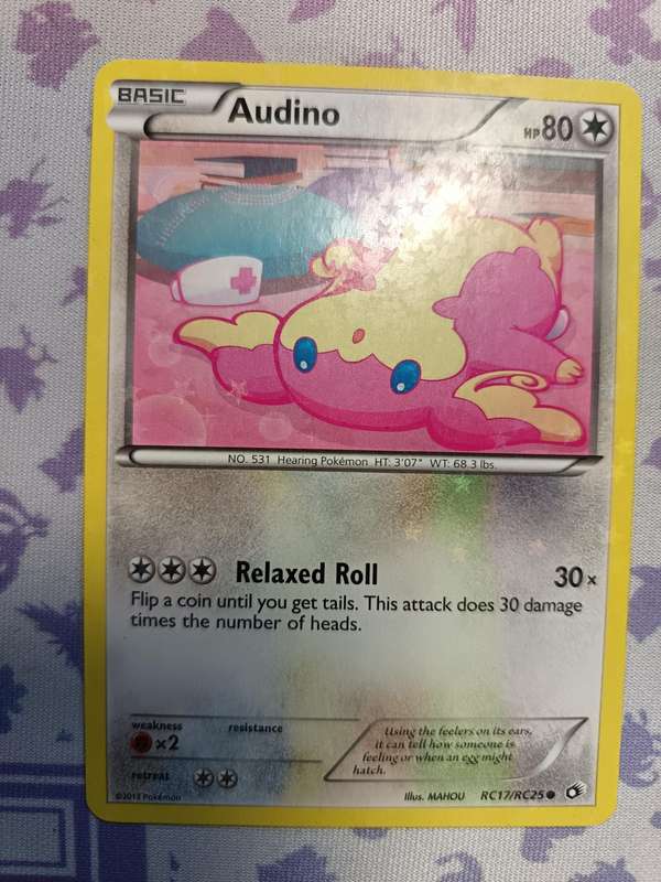Pokemon Trading Card Game - Audino - Legendary Treasures: Radiant Collection - RC17/RC25 - 2013