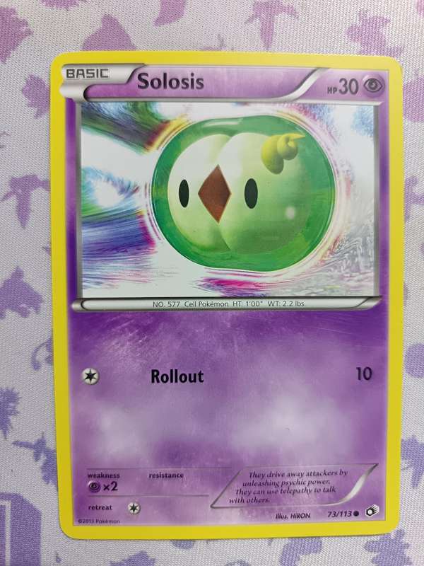 Pokemon Trading Card Game - Solosis - 73/113 - Common Black & White 11: Legendary Treasures - 2013