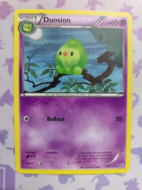 Pokemon Trading Card Game - Duosion - 75/113 - Uncommon Black & White 11: Legendary Treasures - 2013