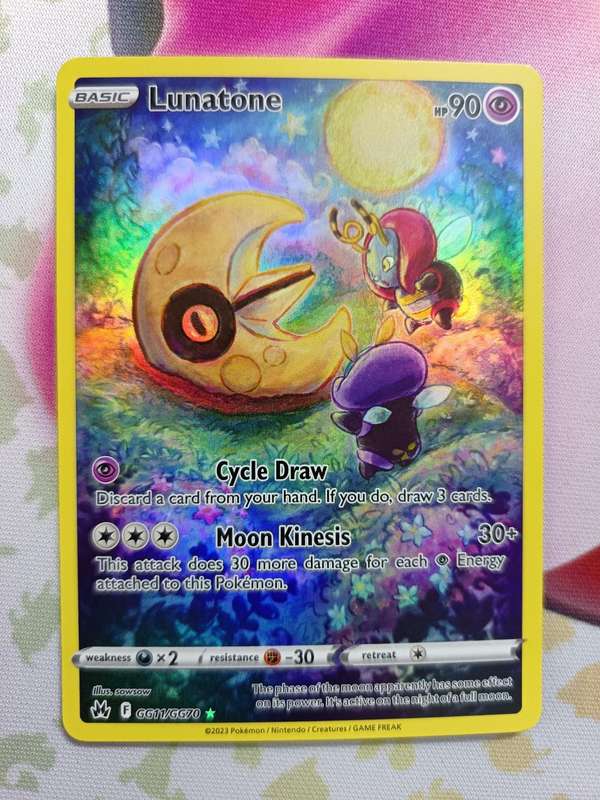 Pokemon Trading Card Game - Lunatone #GG11 Pokemon Crown Zenith