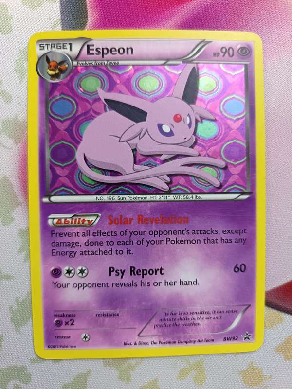 Pokemon Trading Card Game - Espeon #BW92 Pokemon Promo - Holo - 2013