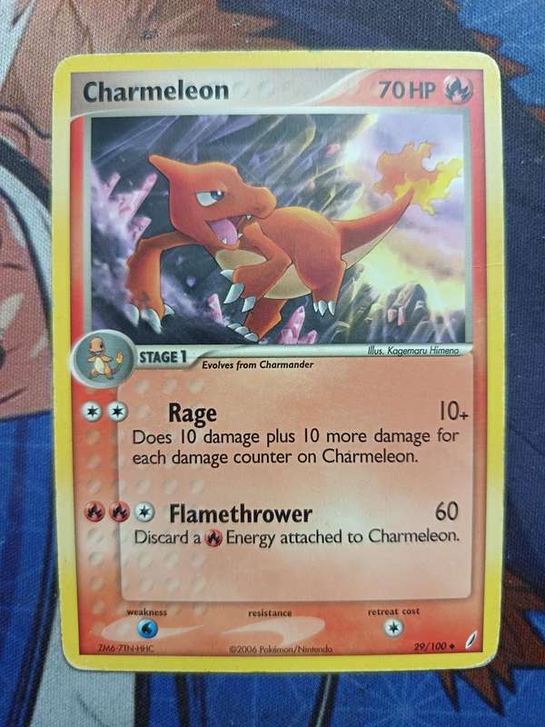 Pokemon Trading Card Game - Charmeleon #29 Pokemon Crystal Guardians - Vintage