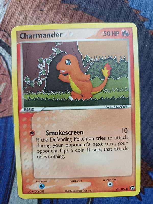 Pokemon Trading Card Game - Charmander #48 Pokemon Power Keepers - Vintage