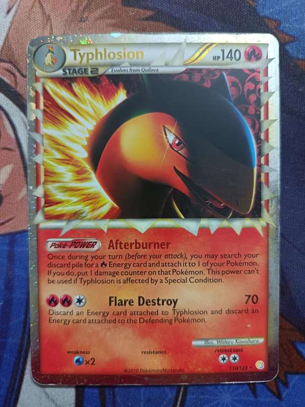 Pokemon Trading Card Game - Typhlosion Prime #110 Pokemon HeartGold & SoulSilver