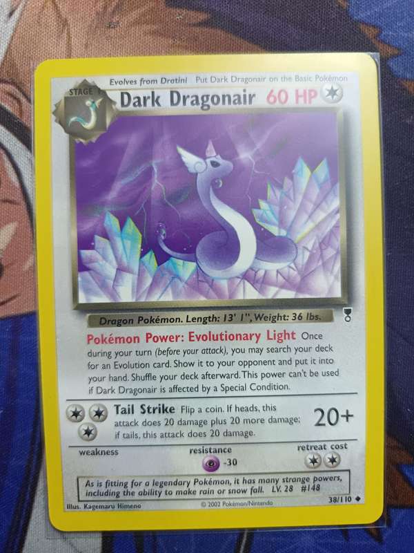 Pokemon Trading Card Game - Dark Dragonair #38 Pokemon Legendary Collection - Vintage