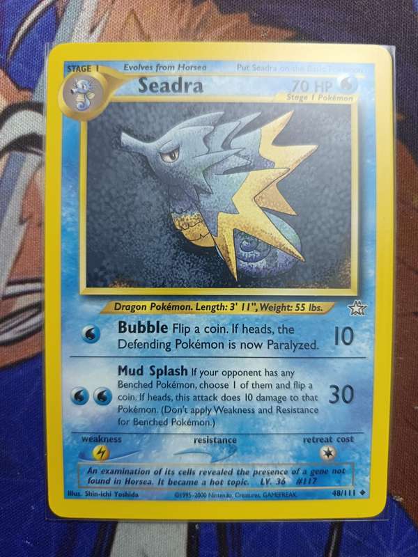 Pokemon Trading Card Game - Seadra #48 Pokemon Neo Genesis - Vintage