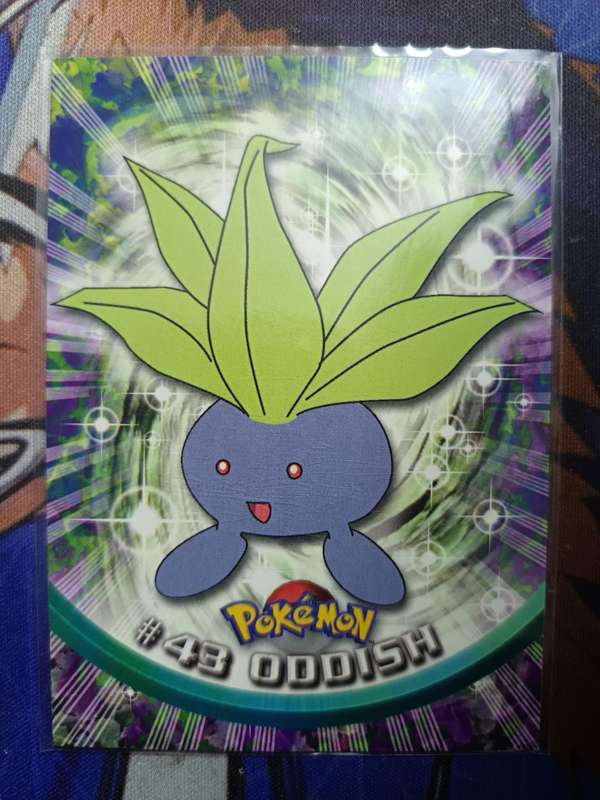 Pokemon Trading Card Game - Oddish #43 Pokemon 1999 Topps TV - Vintage