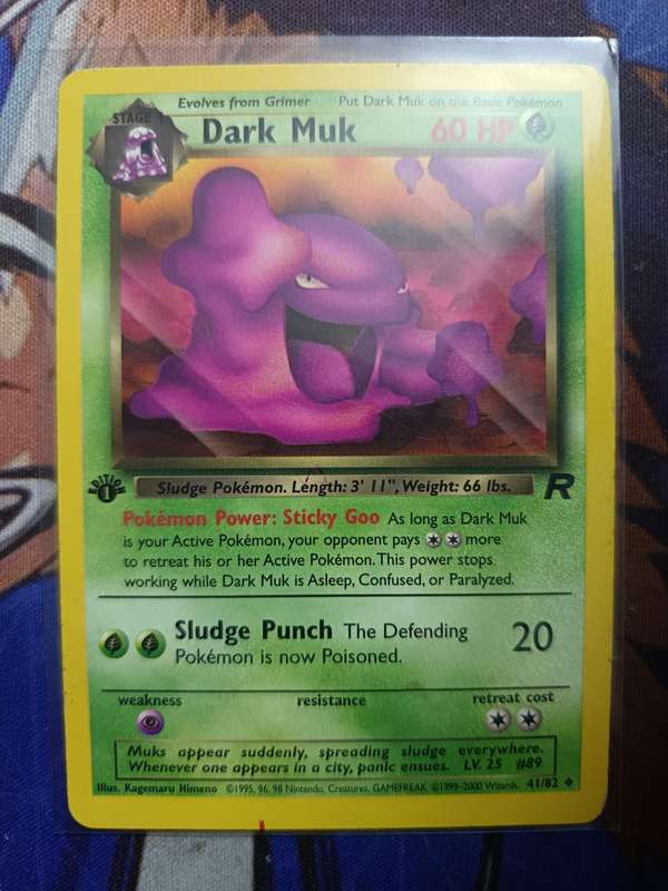 Pokemon Trading Card Game - Dark Muk [1st Edition] #41 Pokemon Team Rocket - Vintage