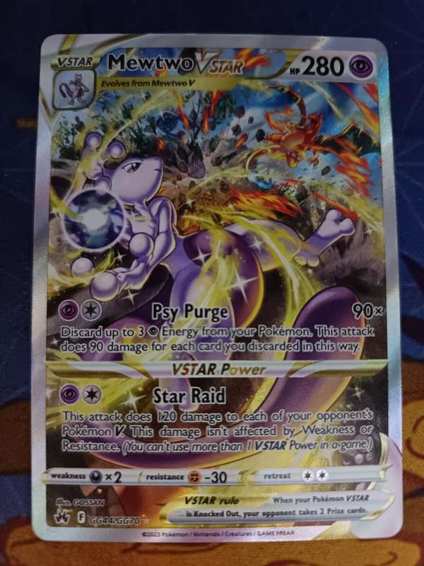 Pokemon Trading Card Game - Mewtwo VSTAR - Crown Zenith: Galarian Gallery (CRZ:GG)
