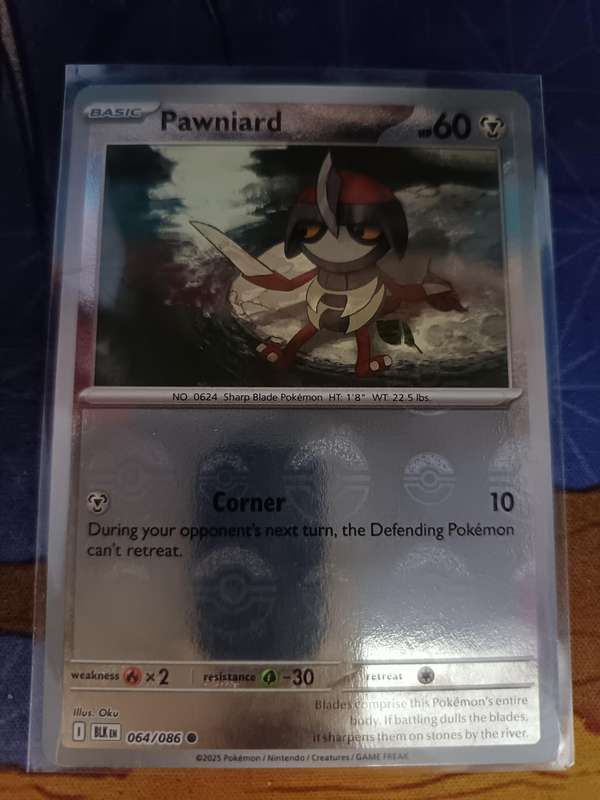 Pokemon Trading Card Game - Pawniard (Poke Ball Pattern) - SV: Black Bolt