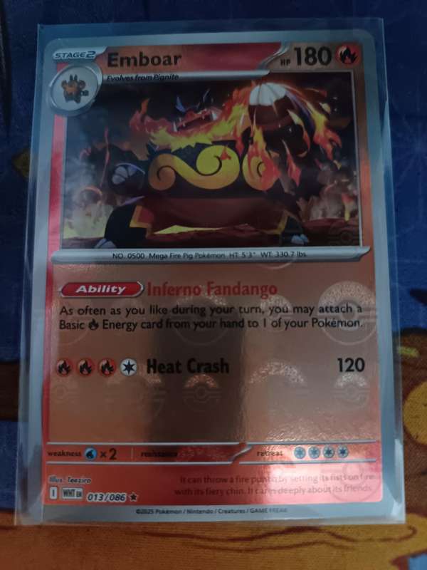 Pokemon Trading Card Game - Emboar (Poke Ball Pattern) - SV: White Flare