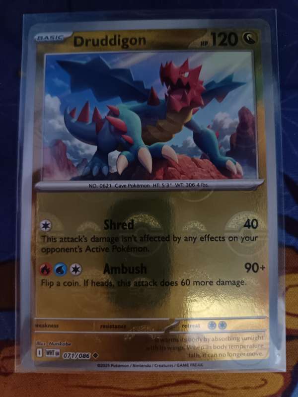 Pokemon Trading Card Game - Druddigon (Poke Ball Pattern) - SV: White Flare