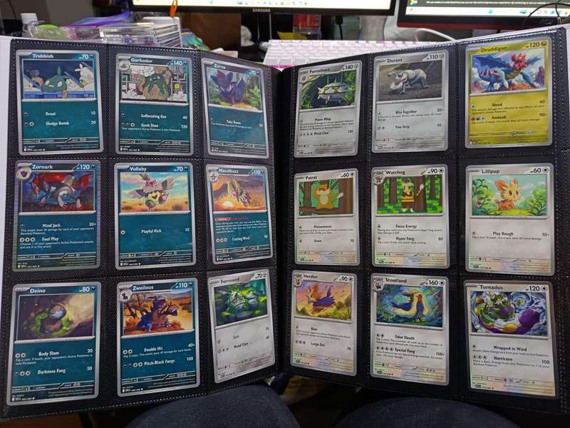 Pokemon Trading Card Game - Black Bolt and White Flare FULL English base set (All C, U, R cards)