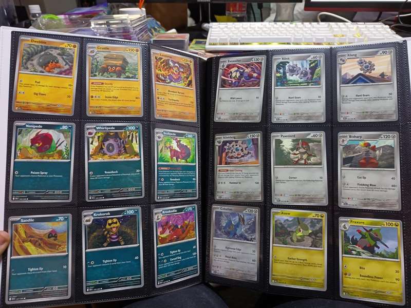 Pokemon Trading Card Game - Black Bolt and White Flare FULL English base set (All C, U, R cards)