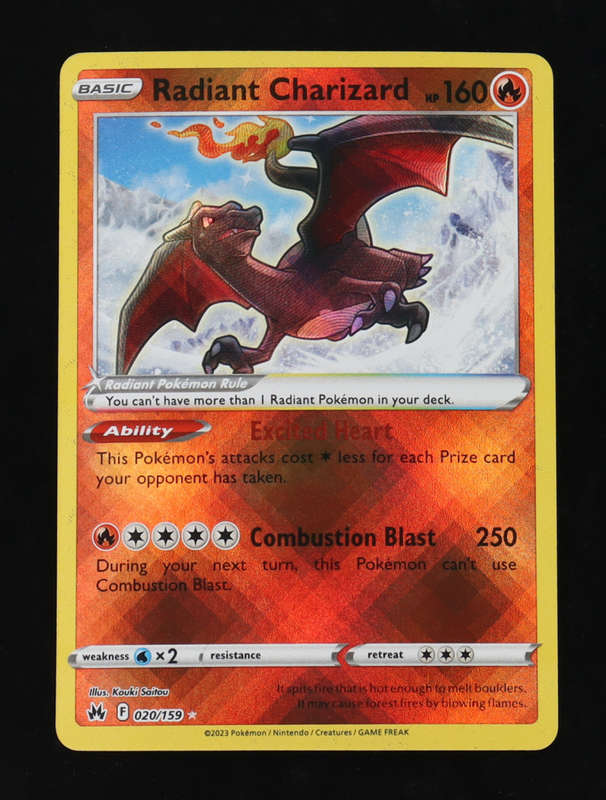 Pokemon Trading Card Game - Radiant Charizard #20 Pokemon Crown Zenith