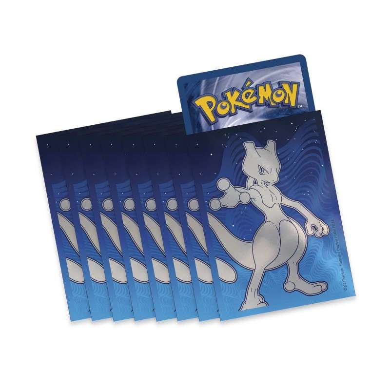 Pokemon Trading Card Game - Pokemon GO Elite Trainer Box Card Sleeves - Mewtwo (65-Pack)